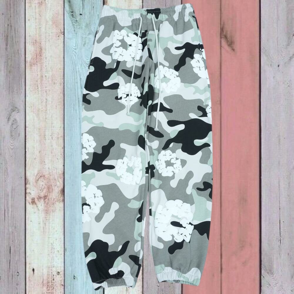 Classic Men's Denim Tears Pants Gray